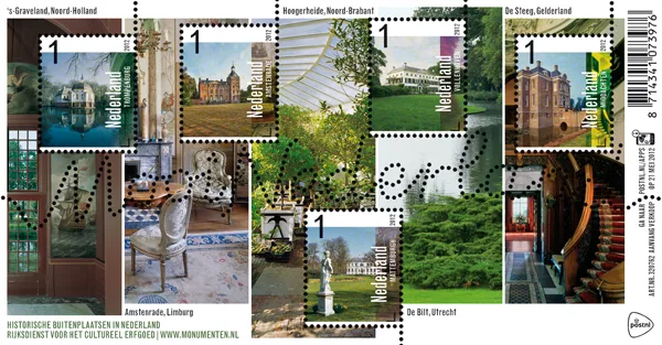 Nederland 2936 Mooi Nederland verzamelvel 2012 blok- m/s postfris/mnh