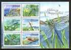 2010 Dragonflies block/sheet MNH