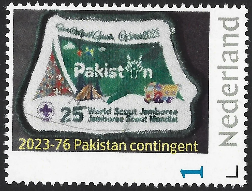 Pays-Bas 2023-76 Jamboree du Scoutisme SeaManGeum contingent Pakistan