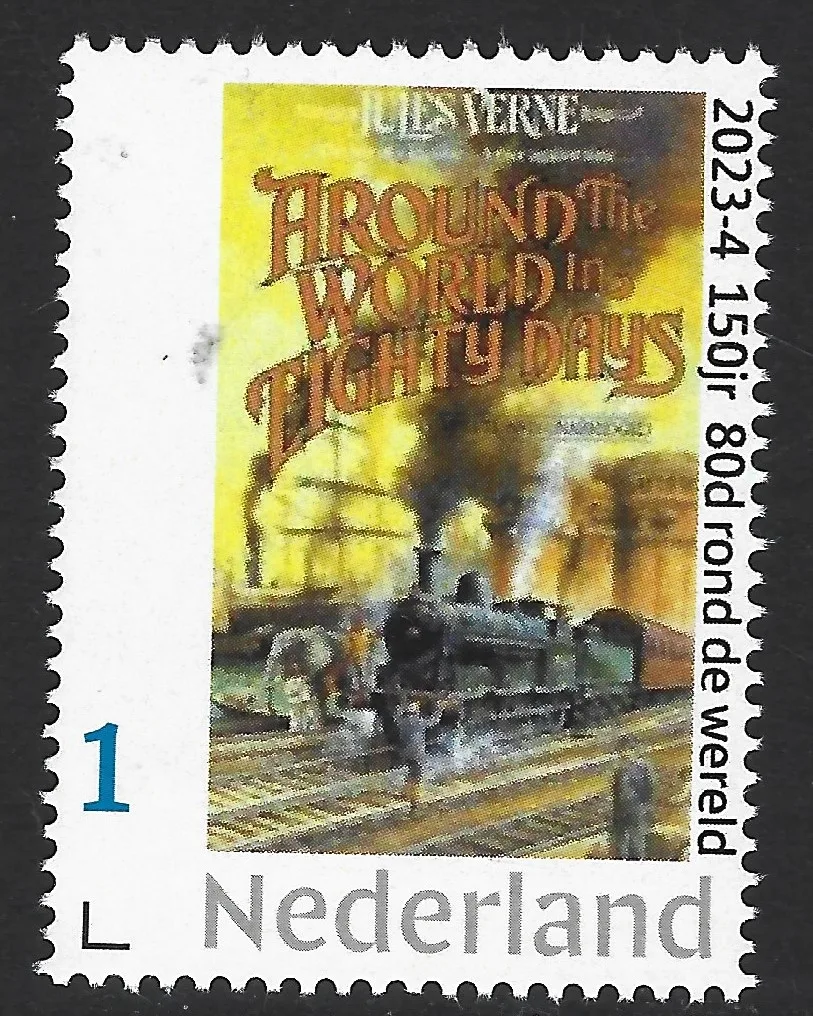 Niederlande 2023-4 Jules Verne; 150 Jahre 80 Tage um die Welt Zug postfrisch