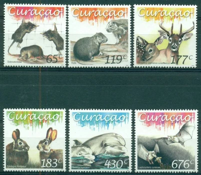 Curacao 279-284 Mammals 2015 MNH