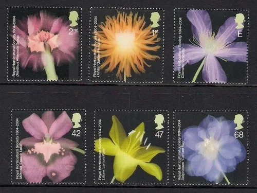 Great Britain 2004 Flowers - Horticultural Society MNH