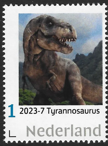Nederland 2023-7 Prehistorie prehistoric: Tyrannosaurer postfris/mnh