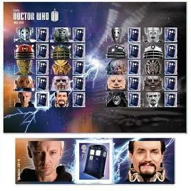 Great Britain 2013 Dr Who smiler sheet MNH coming soon to order