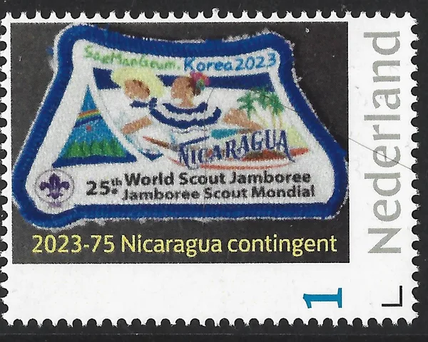 Netherlands 2023-75 Scouting Jamboree SeaManGeum Nicaragua contingent