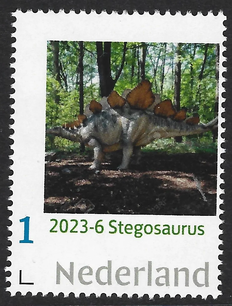 Pays-Bas 2023-6 Préhistoire - Stegosaurus neuf/nmh
