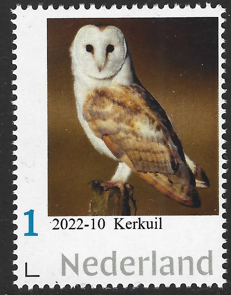 2022-10 Uilen - Owls: Kerkuil Barn owl postfris/mnh