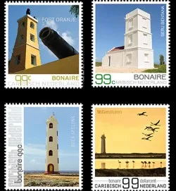 Caribisch Nederland 2017 Bonaire Vuurtorens - lighthouse postfris