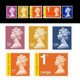 Gr.Britain 2013 mars Affranchissement Machines changement de tarif neuf/mnh