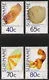 388-391 Shells 1984 MNH