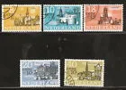 842-846 Summer Stamps, Cities and Villages 1965 Used