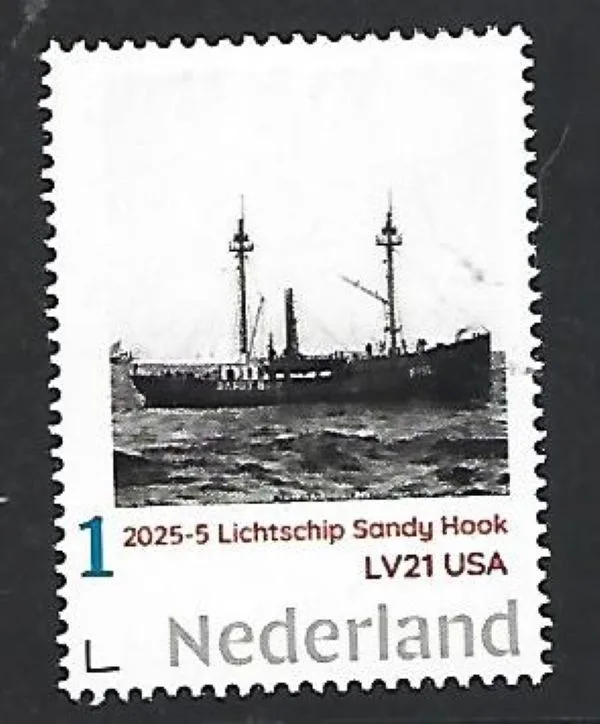 Netherlands 2025-5 Lightship Sandy Hook LV21 USA