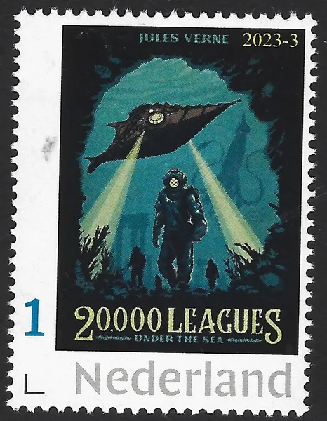 Netherlands 2023-3 Jules Verne 20,000 Leagues MNH