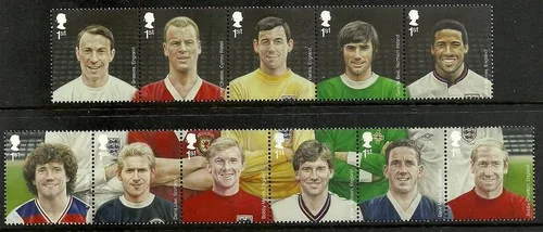 Great Britain 2013 Football Heroes series MNH