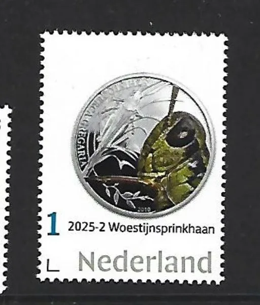 Nederland 2025-2 insects: Coin Sprinkhaan Locust postfris/mnh