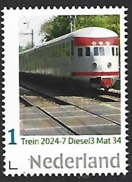 Netherlands 2024-7 Train; Diesel3 Mat 34 Beijnes1921 MNH
