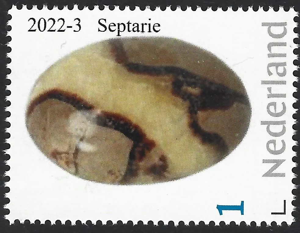 Niederlande 2022-3 Mineralien Septarie postfrisch/mnh