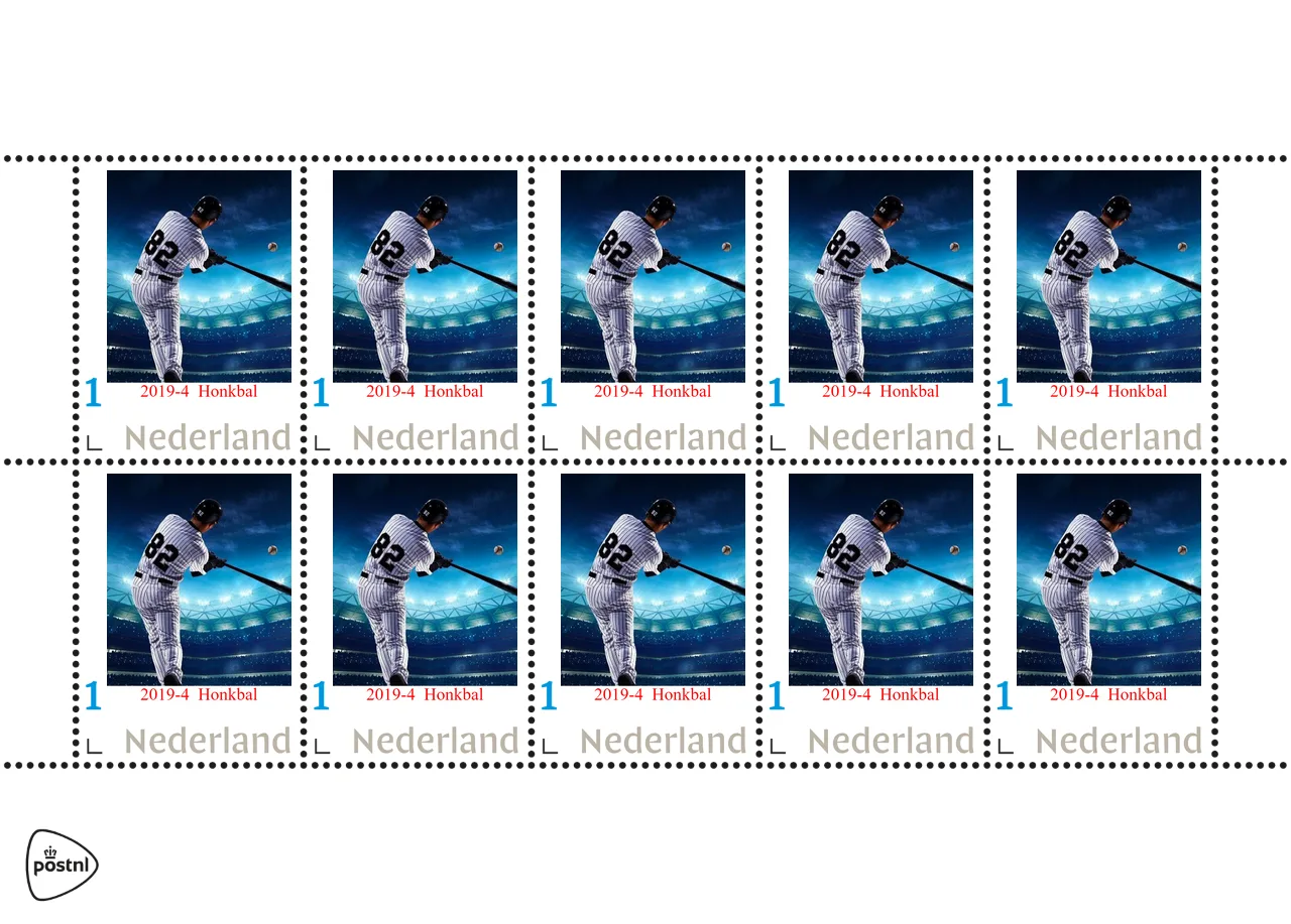 Niederlande 2019-4 Honkbal Baseball Bogen postfrisch/mnh