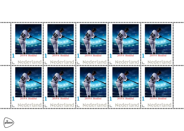 Netherlands 2019-4 Baseball sheet MNH