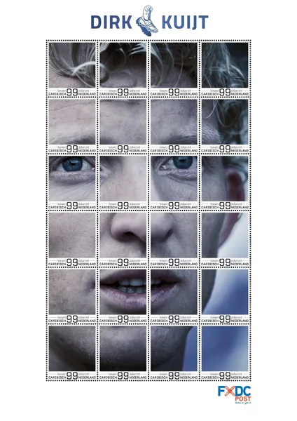 Caribbean Netherlands Bonaire 2017 Dirk Kuijt football sheet MNH