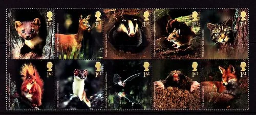Großbritannien 2004 Waldtiere postfris/mnh