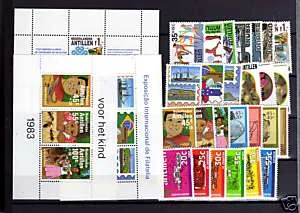 Netherlands Antilles annual set 1983 complete MNH
