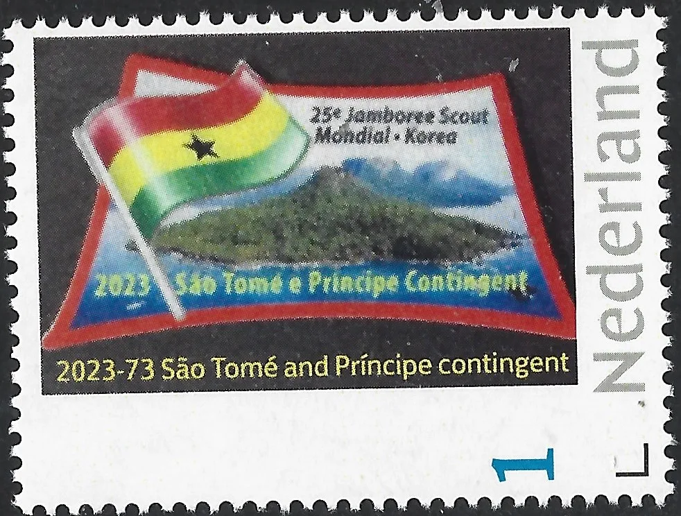 Niederlande 2023-73 Scouting Jamboree São Thomé Príncipe Kontingent postfrisch/mnh