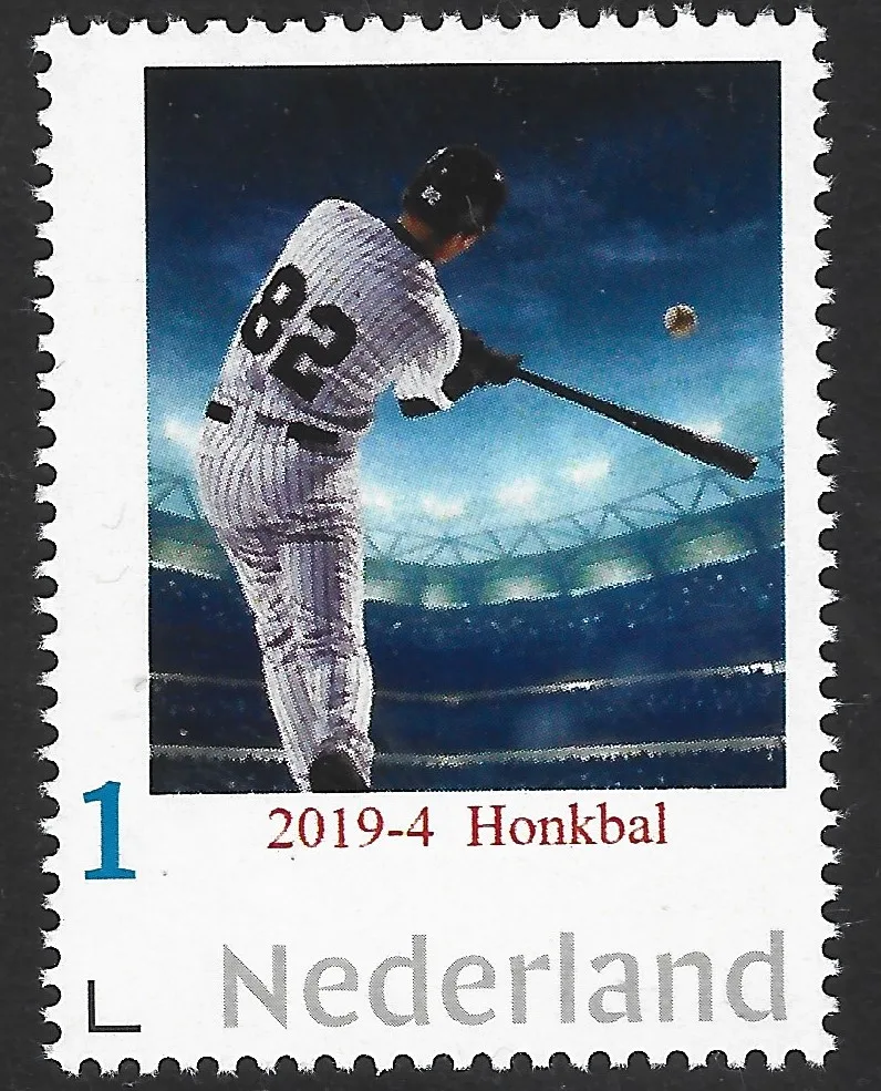 Pays-Bas 2019-4 Baseball postfris/mnh