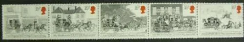 Great Britain 1984 Postal Connection Bath - Mailcoaches unmounted MNH