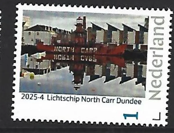 Netherlands 2025-4 Lightship: North Carr Dundee Scotland MNH