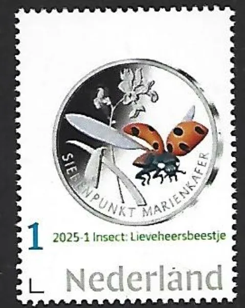 Nederland 2025-1 Insecten: Lieveheerstebeeste Ladybug postfris/mnh