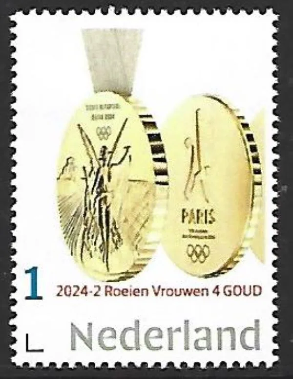 Pays-Bas 2024-2 Paris Aviron dames 4 sans neuf/mnh