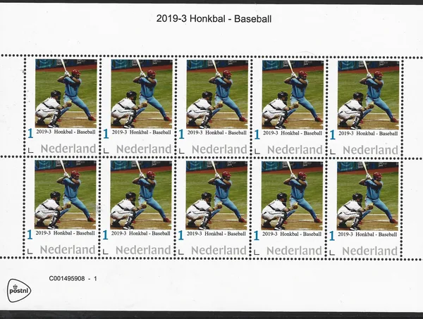 Netherlands 2019-3 Baseball sheet MNH