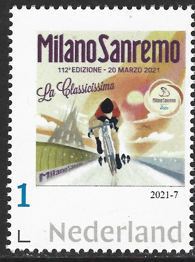 Niederlande 2021-7 Milan – Sanremo Radsport postfrisch/mnh
