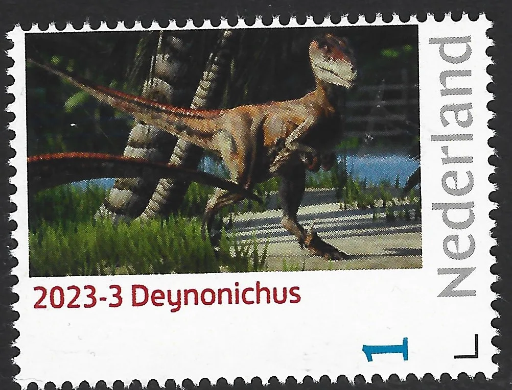 Pays-Bas 2023-3 Préhistoire : Deynonichus neuf/mnh