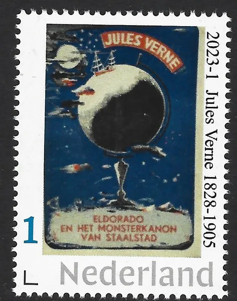 2023-1 Jule Verne: Eldorado en het Monsterkanon van Staalstad vel/sheetlet postfris/mnh