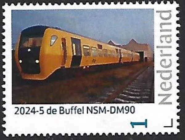 Nederland 2024-5 Trein Train: de Buffel NSM-DM90 postfris/mnh