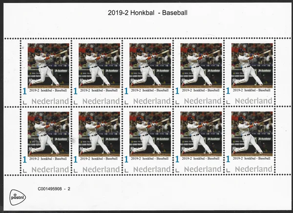 Netherlands 2019-2 Baseball sheet MNH