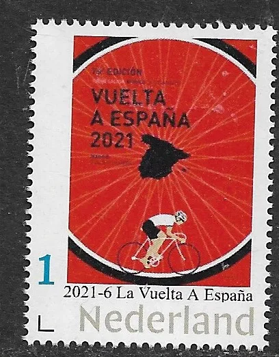 Nederland 2021-6 Wielrennen cycling La Vuelta Espana postfris-mnh