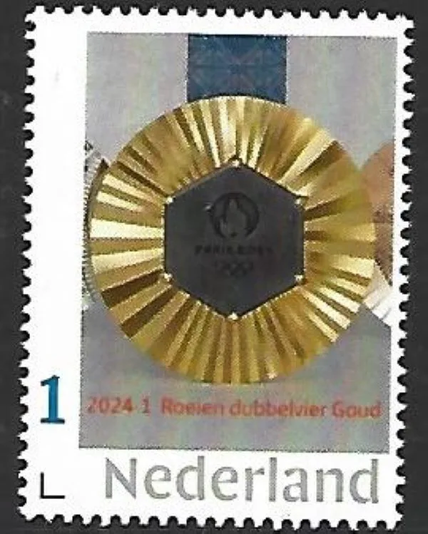 Pays-Bas 2024-1 Paris Aviron aviron deux de pointe D neuf/mnh