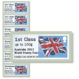 Großbritannien 2013 Australian Expo post _go FLAGS postfrisch-mnh