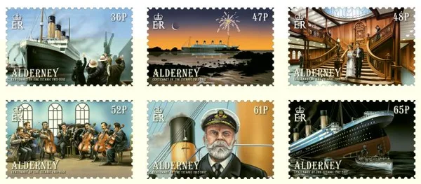 ALDERNEY 2012 Titanic series MNH