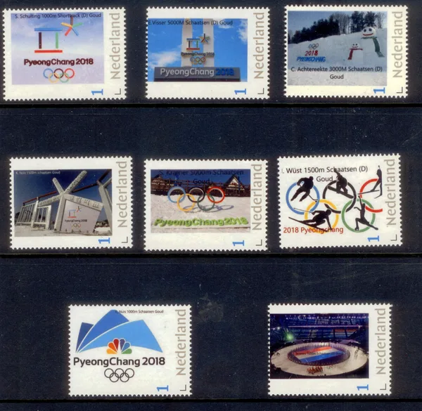 Netherlands 2018 Pyeonchang complete set MNH