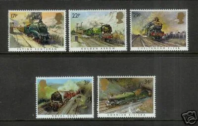 Gr.Britain 1985 Treinen - Trains postfris/mnh