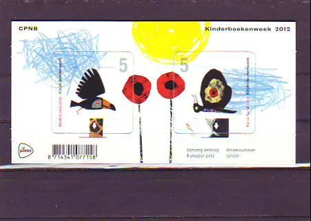 Netherlands 2999 Children's Book Week 2012 block, MNH