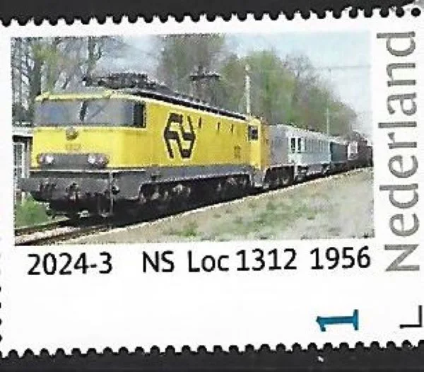 Niederlande 2024-3 Zug: Ns Lok 1312 1956 postfrisch/mnh