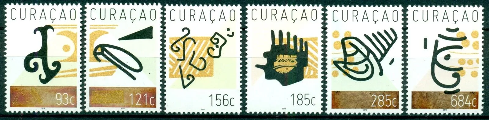 Curacao 2016 Indian Drawings 323-328 MNH