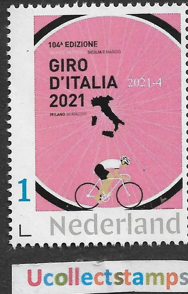 Netherlands 2021-4 Cycling Giro d'Italia MNH