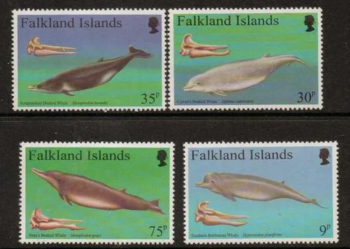 678-681 Falkland 1996 Whales MNH