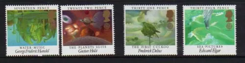 Grande-Bretagne 1985 Ver. Europa musique postfris/mnh